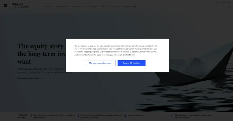 McKinsey: What They're Up To and What It Means